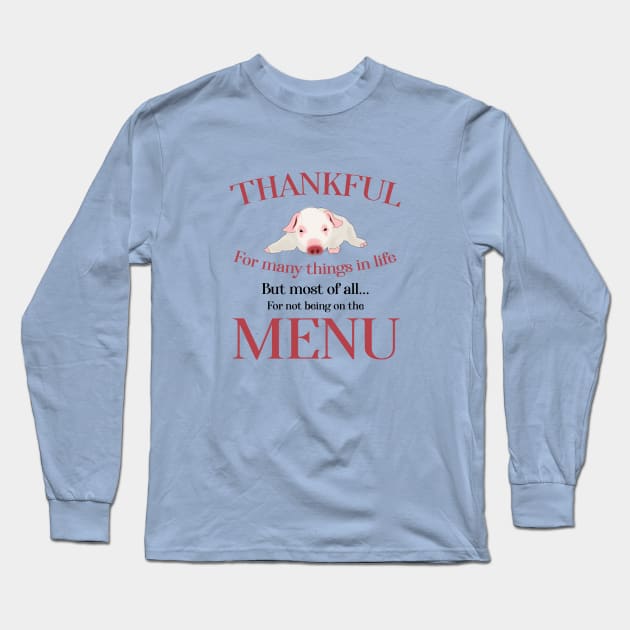 Thankful Long Sleeve T-Shirt by bluehair